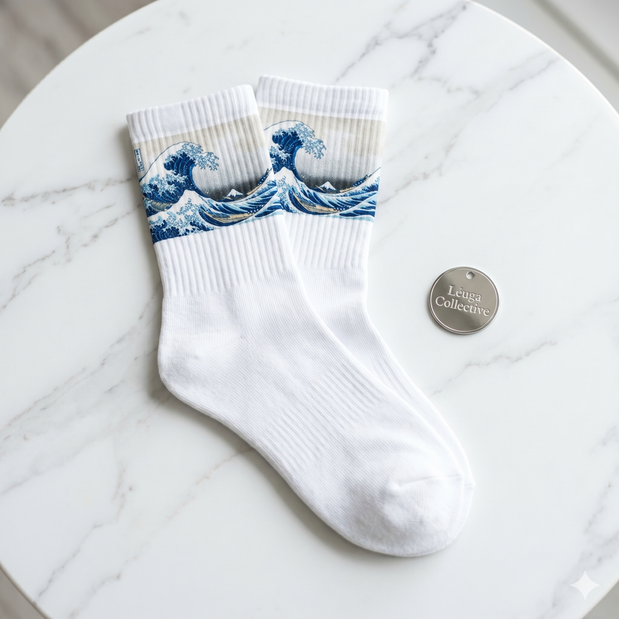 Everyday Socks | Kanagawa Blue